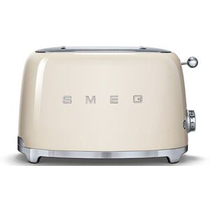 Smeg TSF01CRUK 50s Retro Style 2 Slice Toaster in Cream