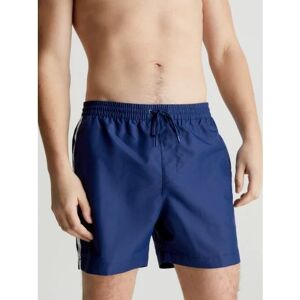 Calvin Klein Mens Signature Navy Core Logo Tape Swim Short - Male - Navy