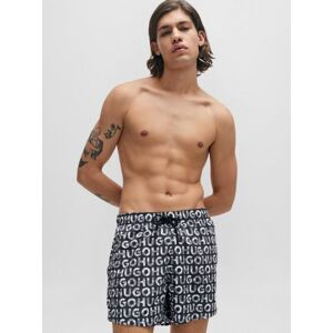 HUGO Mens Black Tortuga Swim Short - Male - Black - Medium HUGO Mens Black Tortuga Swim Short - Male - Black - Medium