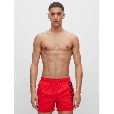 HUGO Mens Red Abas Swim Short - Male - Red - XX-Large HUGO Mens Red Abas Swim Short - Male - Red - XX-Large