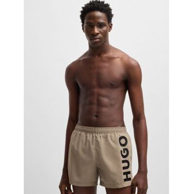 HUGO Mens Medium Brown Abas Swim Short - Male - Brown - XX-Large HUGO Mens Medium Brown Abas Swim Short - Male - Brown - XX-Large