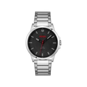 HUGO Mens Steel FIRST Watch - Male - Grey