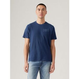 Levis Levi's Mens Srt 17 Navy Blazer Graphic Print Crew Neck T-Shirt - Blue Levis Levi's Mens Srt 17 Navy Blazer Graphic Print Crew Neck T-Shirt - Blue