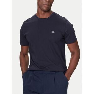 GANT Mens Evening Blue Printed Archive Shield T-Shirt - Male - Navy - X-Large GANT Mens Evening Blue Printed Archive Shield T-Shirt - Male - Navy - X-Large