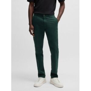 BOSS Mens Open Green Slim Fit Chino - Male - Green - W36 L34 BOSS Mens Open Green Slim Fit Chino - Male - Green - W36 L34