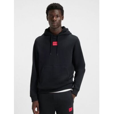 HUGO Mens Black Daratschi214 Hoodie - Male - Black - X-Small HUGO Mens Black Daratschi214 Hoodie - Male - Black - X-Small