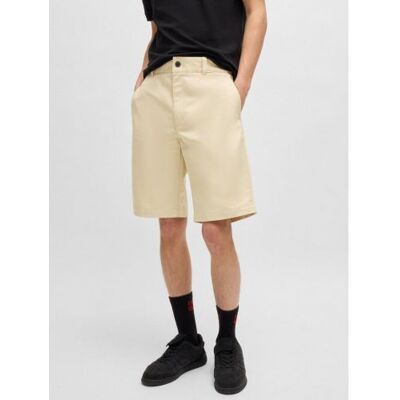 HUGO Mens Open Beige Darik241 Regular Slim Leg Short - Male - Beige - W30 HUGO Mens Open Beige Darik241 Regular Slim Leg Short - Male - Beige - W30