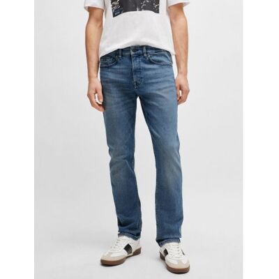 BOSS Mens Medium Blue Delaware BC Slim Fit Jean - Male - Blue - W29 L32 BOSS Mens Medium Blue Delaware BC Slim Fit Jean - Male - Blue - W29 L32