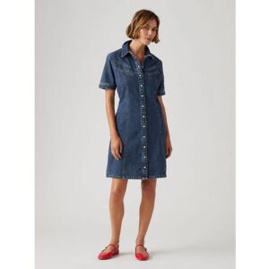 Levis Levi's Womens Sledge Sister Rinoa Denim Short Sleeve Dress - Blue Levis Levi's Womens Sledge Sister Rinoa Denim Short Sleeve Dress - Blue