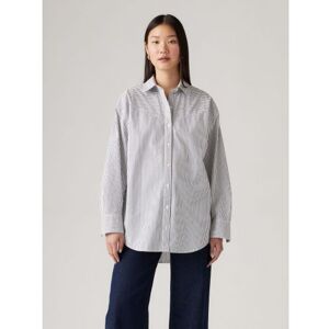 Levis Levi's Womens Reynalda Stripe Navy Blazer Pieced Lola Shirt - Female - Blue - XX-SMALL Levis Levi's Womens Reynalda Stripe Navy Blazer Pieced Lola Shirt - Female - Blue - XX-SMALL