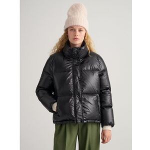GANT Womens Ebony Black Cropped Down Jacket - Female - Black - X-Large GANT Womens Ebony Black Cropped Down Jacket - Female - Black - X-Large