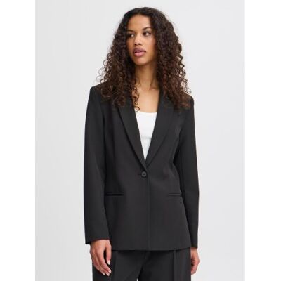 ICHI Womens Black Ihlexi Blazer - Female - Black - 14 ICHI Womens Black Ihlexi Blazer - Female - Black - 14