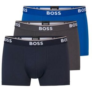 BOSS Mens Open Blue 3-Pack Power Trunk - Blue BOSS Mens Open Blue 3-Pack Power Trunk - Blue