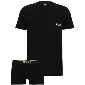 BOSS Mens Black T-Shirt & Trunk Gift Set - Black BOSS Mens Black T-Shirt & Trunk Gift Set - Black