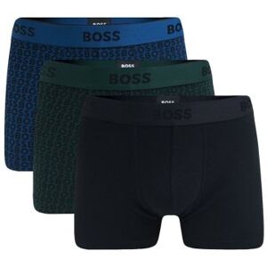 BOSS Mens Assorted 3-Pack 2D Logo Trunk - Multi BOSS Mens Assorted 3-Pack 2D Logo Trunk - Multi