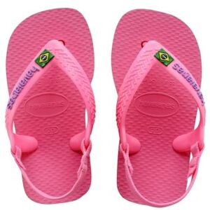 Havaianas Baby Rose Logo Flip Flop - Unisex - Pink - BR 20 Havaianas Baby Rose Logo Flip Flop - Unisex - Pink - BR 20