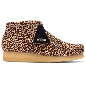 Clarks Originals Womens Leopard Print Wallabee Boot - Female - Multi - UK 5 Clarks Originals Womens Leopard Print Wallabee Boot - Female - Multi - UK 5