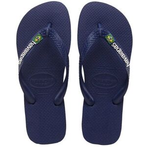 Havaianas Unisex Navy Blue Logo Flip Flop - Female - Navy - BR 27 28 Havaianas Unisex Navy Blue Logo Flip Flop - Female - Navy - BR 27 28