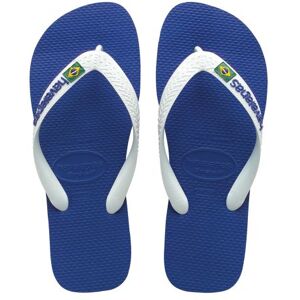 Havaianas Unisex Marine Blue Logo Flip Flop - Female - Blue - BR 23 24 Havaianas Unisex Marine Blue Logo Flip Flop - Female - Blue - BR 23 24