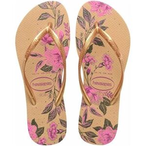 Havaianas Womens Golden Slim Organic Flip Flop - Female - Yellow - BR 35 36 Havaianas Womens Golden Slim Organic Flip Flop - Female - Yellow - BR 35 36