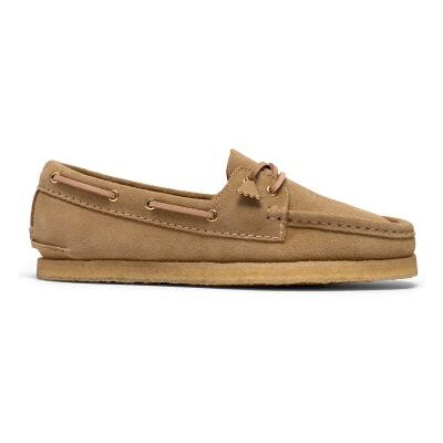 Clarks Originals Womens Maple Godney Boat Shoe - Female - Brown - UK 4 Clarks Originals Womens Maple Godney Boat Shoe - Female - Brown - UK 4