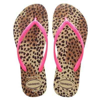 Havaianas Womens Sand Animals Slim Flip Flop - Female - Beige - BR 31 32 Havaianas Womens Sand Animals Slim Flip Flop - Female - Beige - BR 31 32