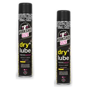 2X Muc-Off Dry Ptfe Chain Lubes Workshop Size 750ml