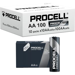 Duracell Procell Constant AA LR6 PC1500 Batteries   Bulk Box of 100