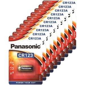 Wholesale Panasonic CR123 Lithium Batteries 3V Box of 10
