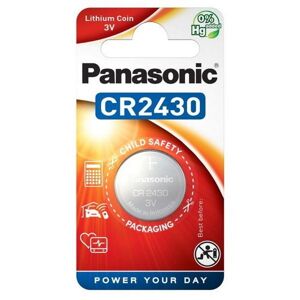 Panasonic CR2430 3V Lithium Battery 2430 Pack of 1
