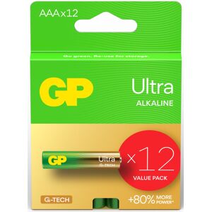 GP Batteries GP Ultra G-Tech AAA Batteries LR03 GP24AU   12-Pack