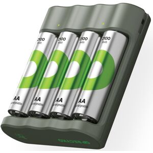 GP Batteries GP Recyko USB Charger with 4x 2100mAh AA Batteries B441