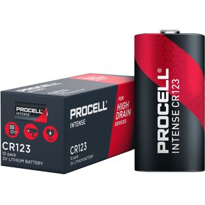 Duracell Procell Intense CR123A High Power Lithium Batteries   10 Pack