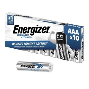 Energizer Ultimate Lithium AAA Batteries L92 1.5V Bulk Pack of 10