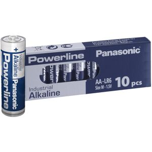 10 x Panasonic Powerline AA LR6AD Industrial Alkaline Batteries