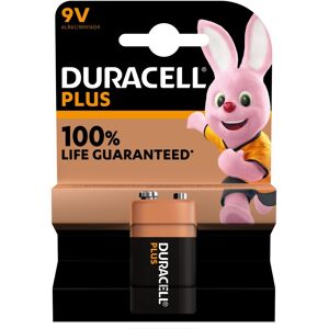 Duracell Plus Battery Size 9V 6LR61 PP3 Pack of 1