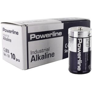 10 x Panasonic Powerline C LR14AD Industrial Alkaline Batteries