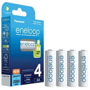 Panasonic Eneloop AA 2000mAh Rechargeable Batteries   4 Pack