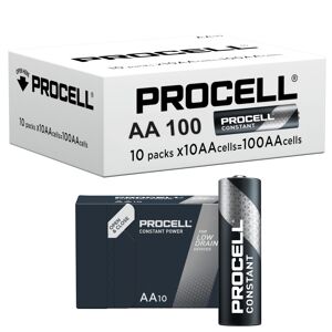 Duracell Procell Constant AA LR6 PC1500 Batteries   Bulk Box of 100