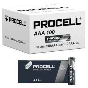 Duracell Procell Constant AAA LR03 PC2400 Batteries   Bulk Box of 100
