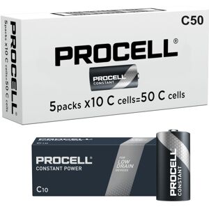 Duracell Procell Constant C LR14 PC1400 Batteries   Bulk Box of 50