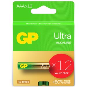 GP Batteries GP Ultra G-Tech AAA Batteries LR03 GP24AU   12-Pack