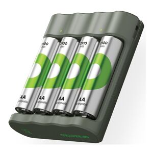 GP Batteries GP Recyko USB Charger with 4x 2100mAh AA Batteries B441