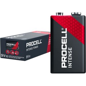 Duracell Procell Intense Power 9V 6LR61 Batteries Box of 10