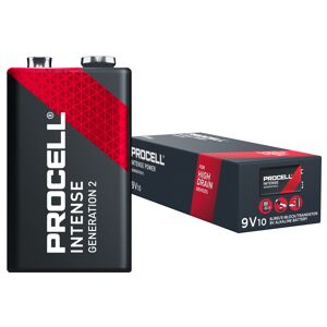 Duracell Procell Intense Generation2 9V 6LR61 Batteries   Box of 10
