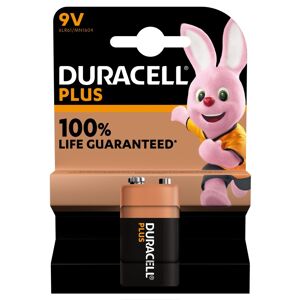 Duracell Plus Battery Size 9V 6LR61 PP3 Pack of 1