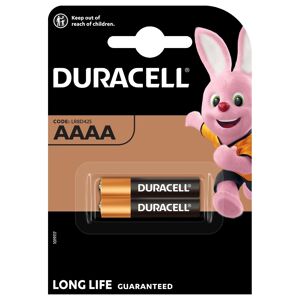 Duracell AAAA MX2500 E96 LR61 Batteries Pack of 2