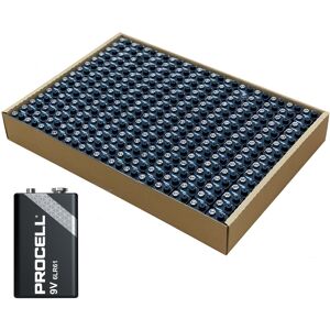 Duracell Tray of 210 Procell 9V 6LR61 PC1604 Professional Batteries