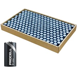 Duracell Tray of 204 Procell C LR14 PC1400 Professional Batteries