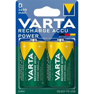 Varta Rechargeable D Size Batteries NiMH 3000mAh 56720 2-Pack